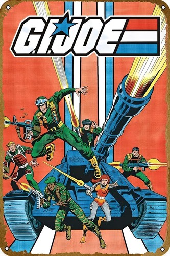 Vintage Collectible Tins - Gi Joe – 탱크 포스터 빈티지