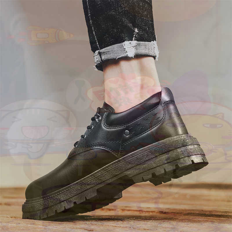 Small Vintage Collectible Items - 어두운 천연 가죽 패션 트레이너 테니스