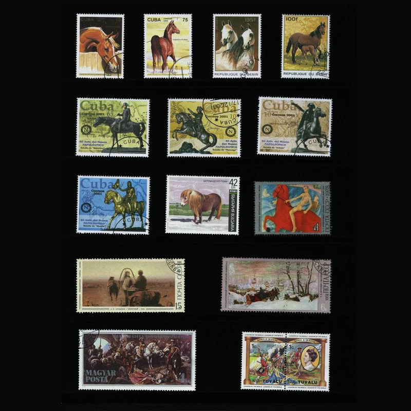 우표 50가지 말 빈티지 우표 우표 대형 및 중형 우표 - Collectible Vintage Postage Stamps 리뷰 및 가격