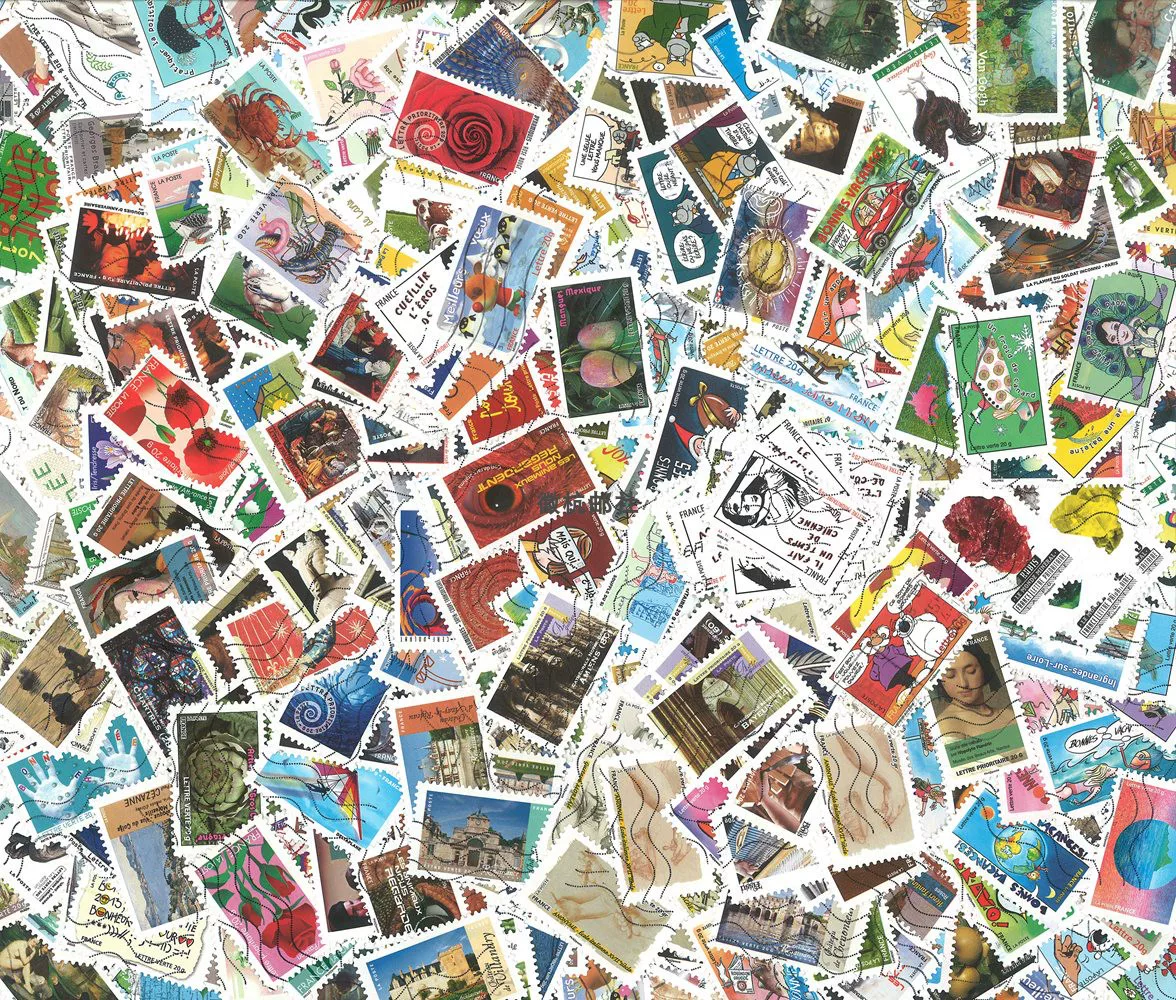 빈티지 프랑스 우표 100개 세트, 정품 우표 도장이  - Collectible Vintage Postage Stamps 리뷰 및 가격