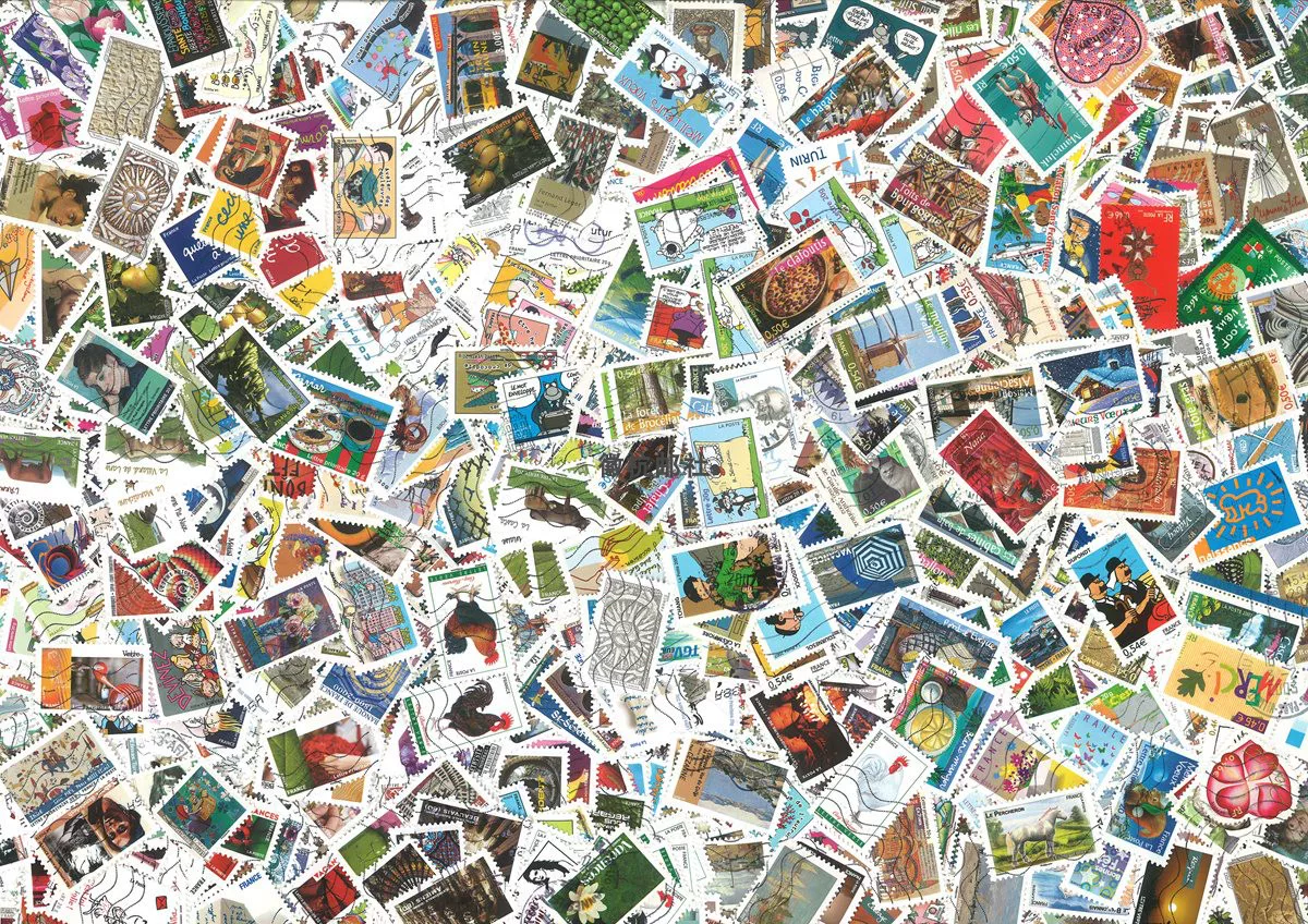 빈티지 프랑스 우표 100개 세트, 정품 우표 도장이  - Collectible Vintage Postage Stamps 리뷰 및 가격