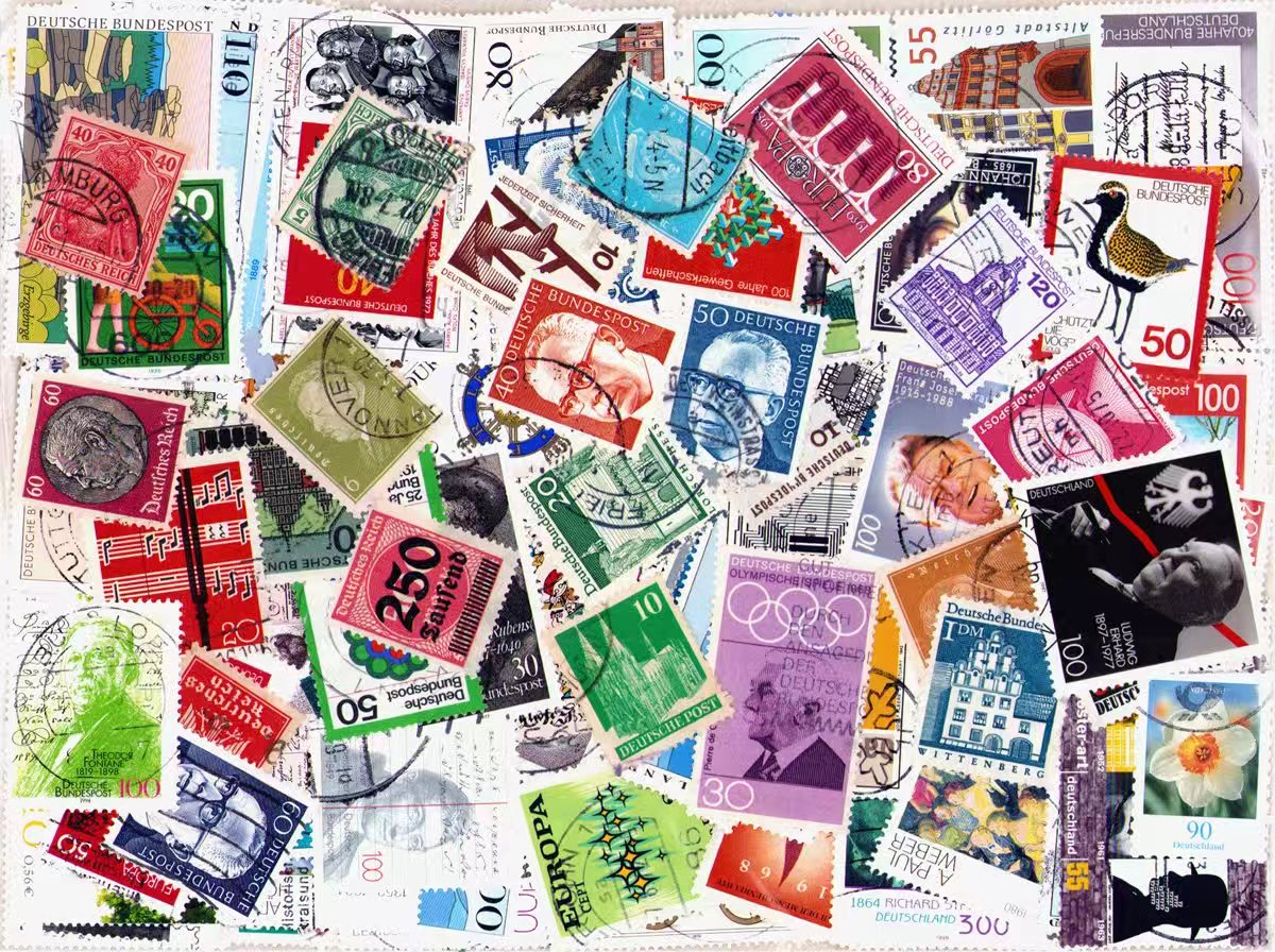 독일 우표 혼합 세트 50개, 다양한 우표 도장이 새겨 - Collectible Vintage Postage Stamps 리뷰 및 가격