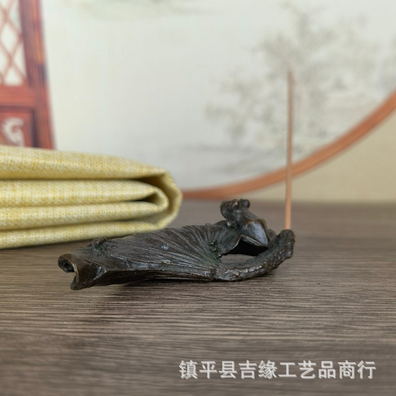 연꽃잎 개구리 향꽂이 골동품 잡화 빈티지 합금 공예품  - Vintage Collectible Christmas Ornaments 리뷰 및 가격