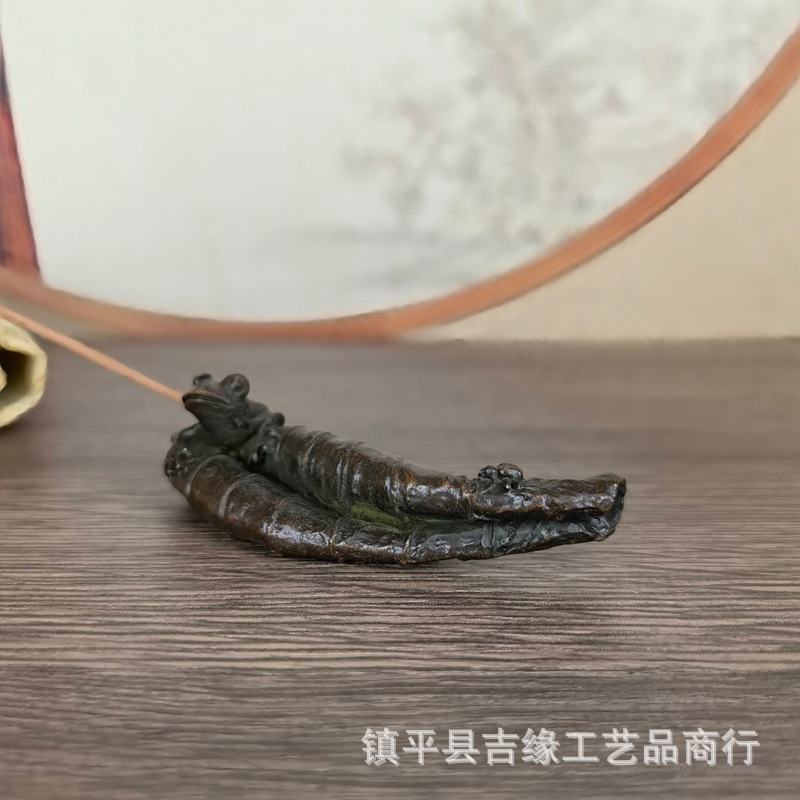 연꽃잎 개구리 향꽂이 골동품 잡화 빈티지 합금 공예품  - Vintage Collectible Christmas Ornaments 리뷰 및 가격