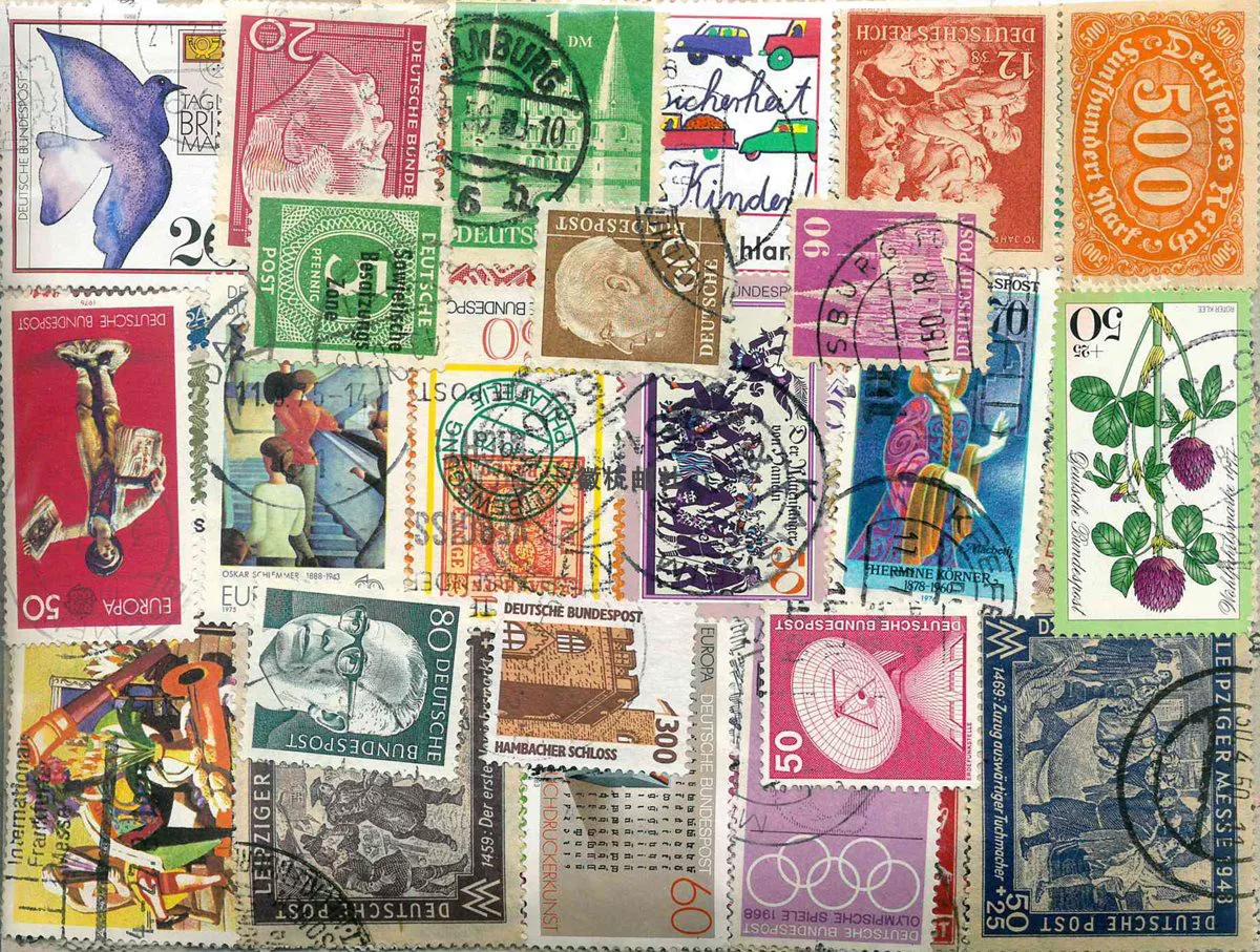 빈티지 FRG 서독 우표, 50개/100개 세트, 각기 - Collectible Vintage Postage Stamps 리뷰 및 가격