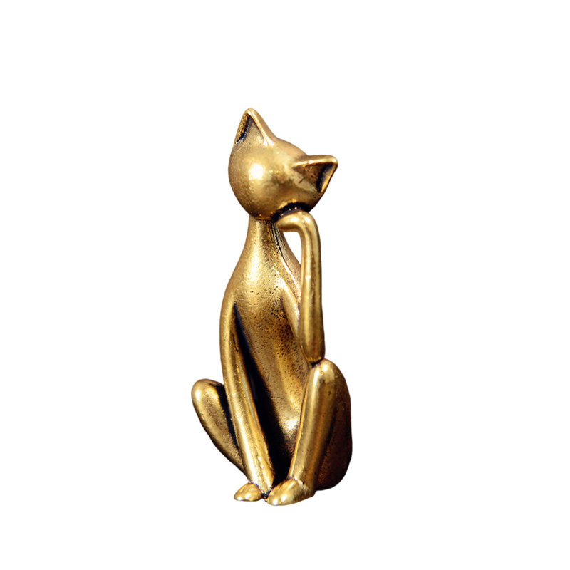 명상하는 고양이 장식품 빈티지 고양이 장식품 황동 동물 - Vintage Collectible Christmas Ornaments 리뷰 및 가격